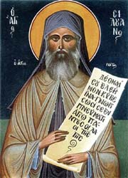 iconos-san-silvano-el-atonita-Icono-en-el-Monte-Athos